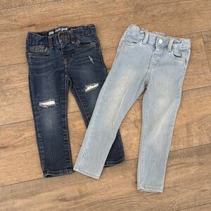 Cat & Jack Kids Jeans - Dark Blue and Light Blue